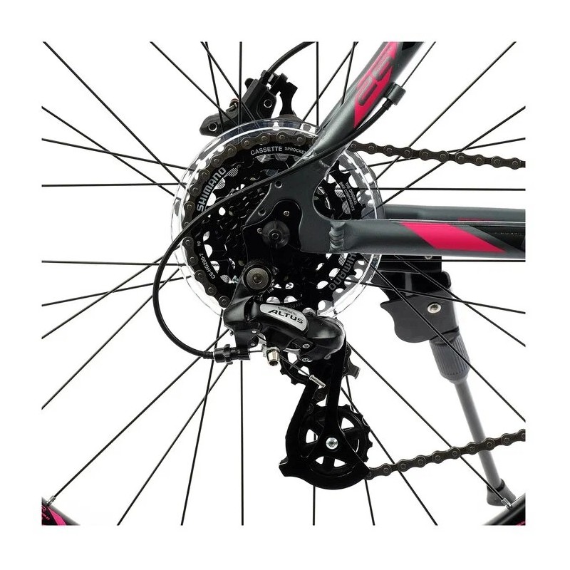 Женский велосипед Stels Miss 6100 D 26 V010, год 2023, цвет Серебристый, ростовка 19