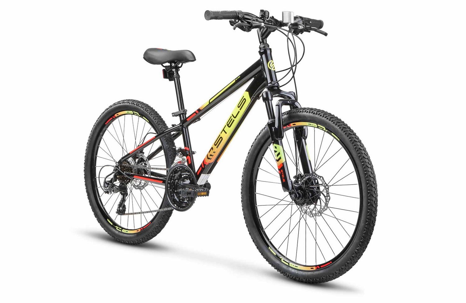Подростковый велосипед Stels Navigator 400 MD 24 F010, год 2023, цвет Серебристый-Красный, ростовка 12