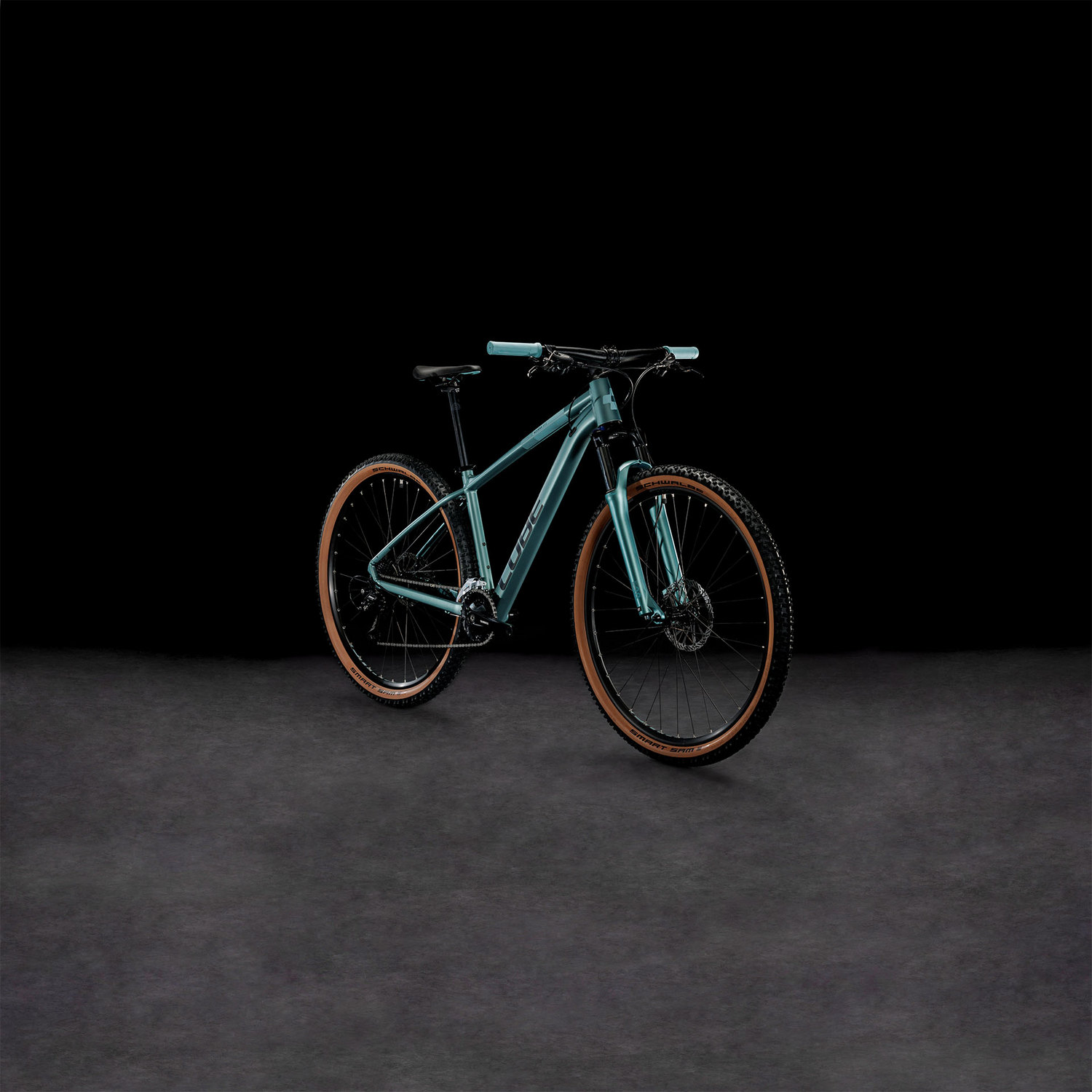 Женский велосипед Cube Access WS EXC 27.5, год 2023, цвет Зеленый-Черный, ростовка 16