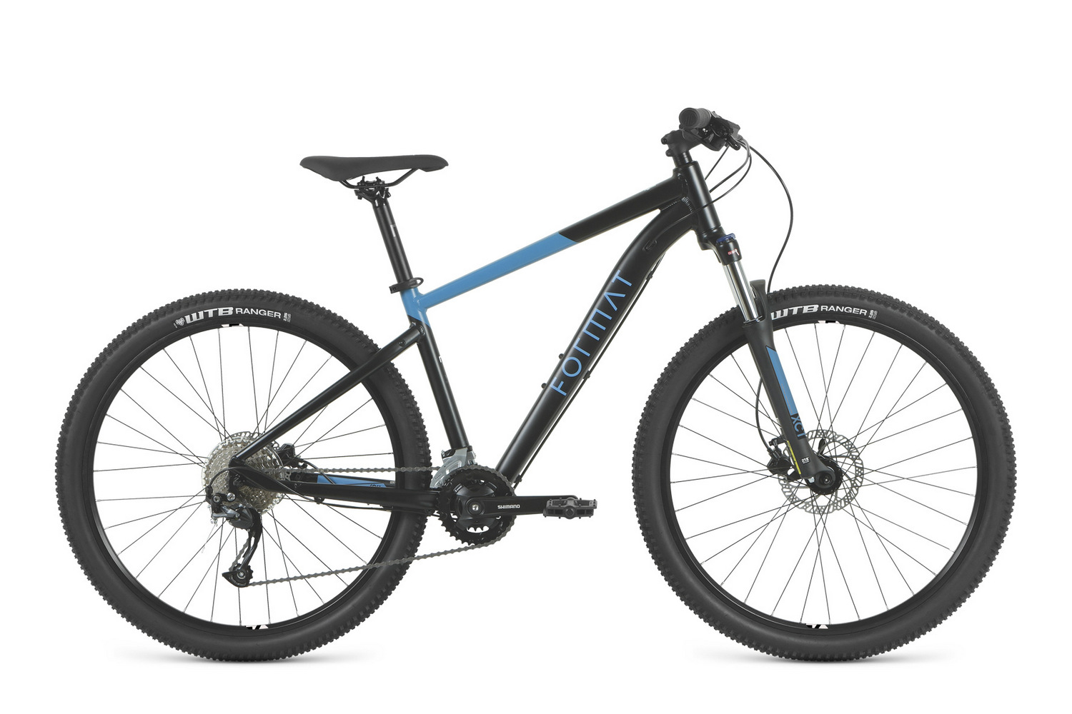 Горный велосипед Format 1412 27.5, год 2023, цвет Черный-Синий, ростовка 15