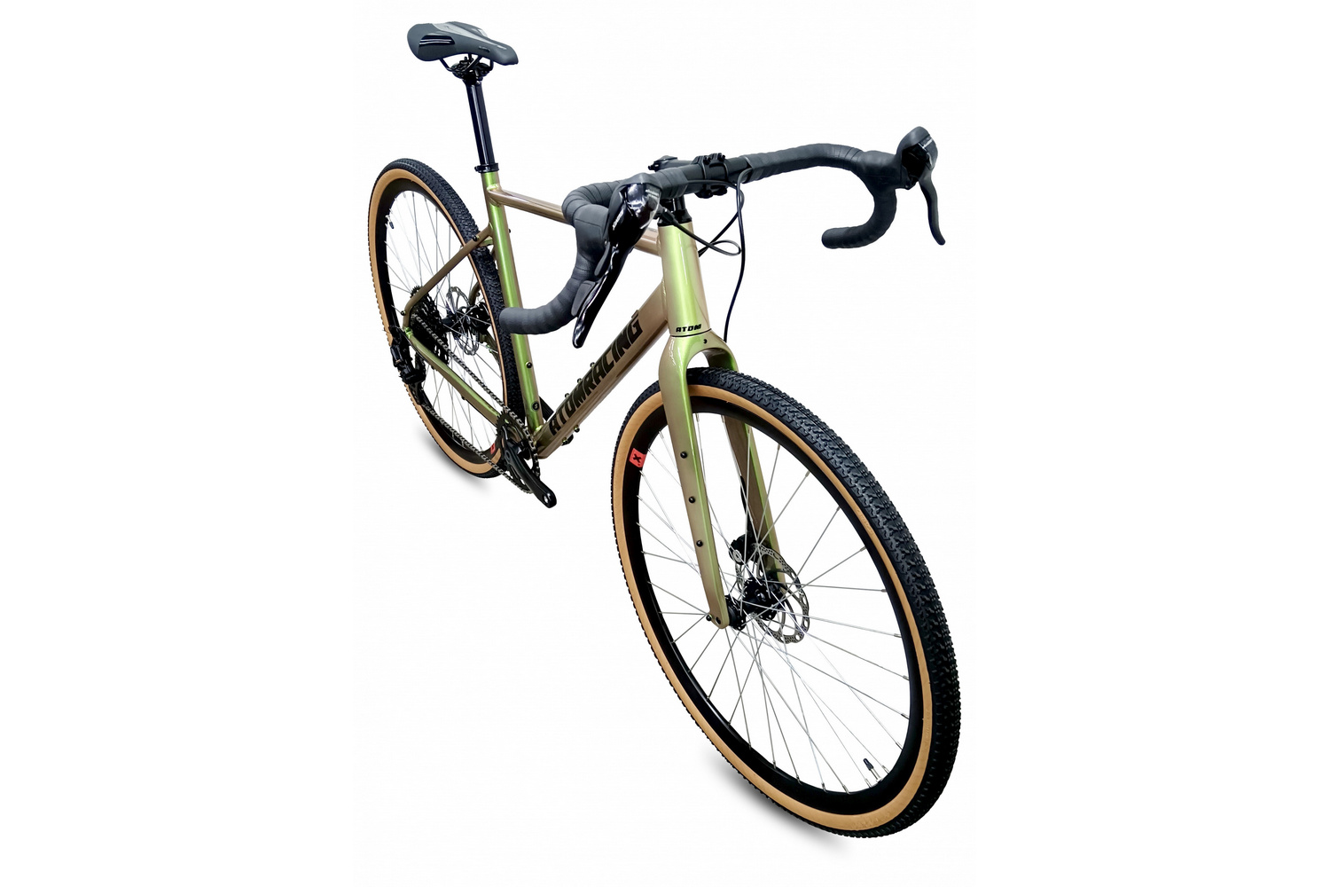 Шоссейный велосипед Atom Tundra X10, год 2023, цвет Зеленый, ростовка 21