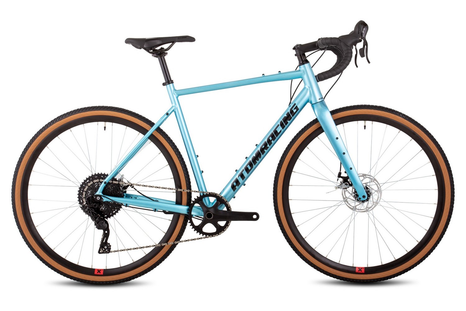 Шоссейный велосипед Atom Tundra X11, год 2023, цвет Голубой, ростовка 22