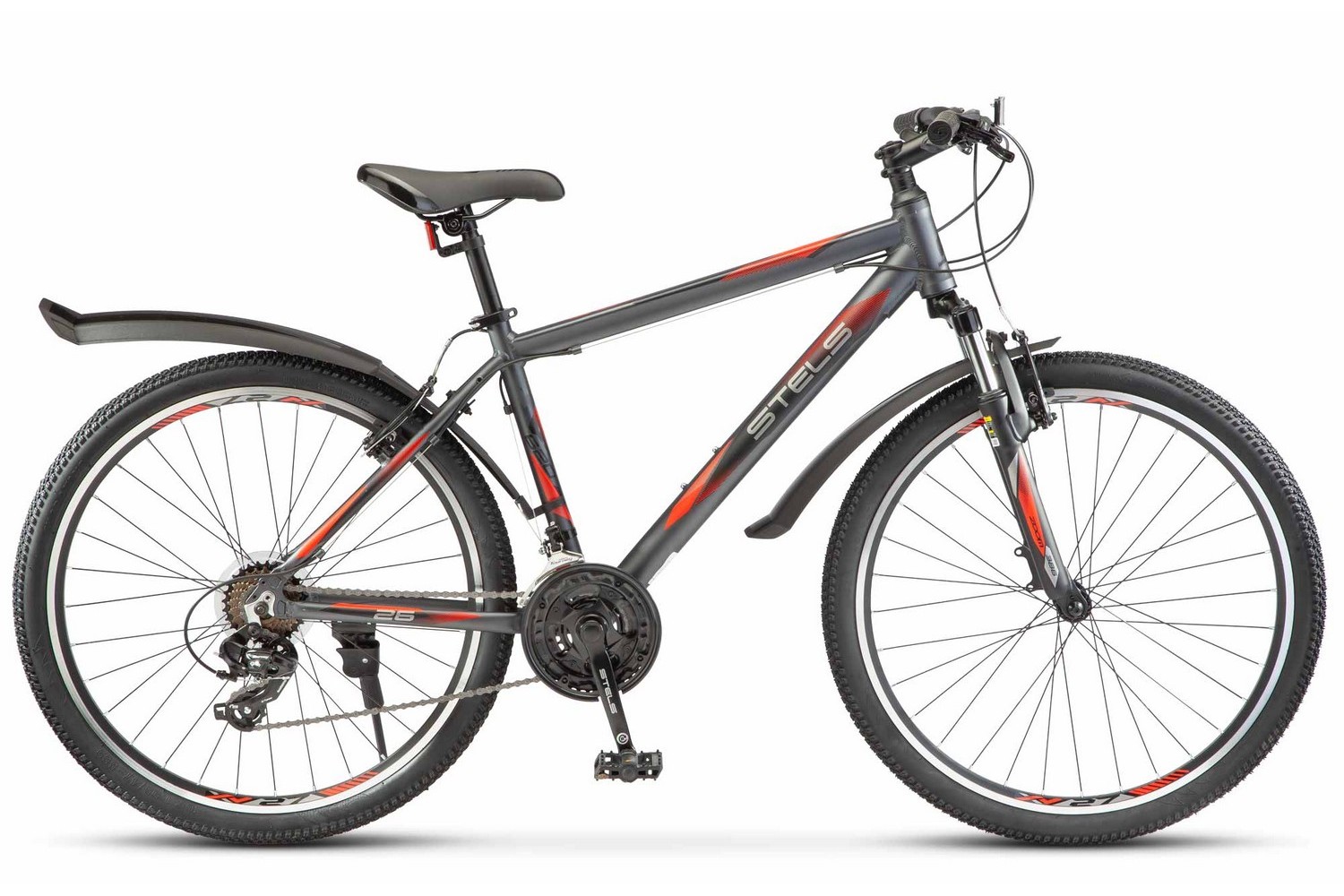 Горный велосипед Stels Navigator 620 V 26 K010, год 2023, цвет Серебристый, ростовка 19