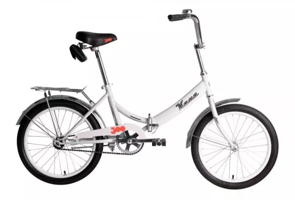 Складной велосипед Forward Кама 20, год 2023, цвет Белый-Серебристый, ростовка 14
