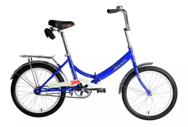 Складной велосипед Forward Кама 20, год 2023, цвет Синий-Серебристый, ростовка 14