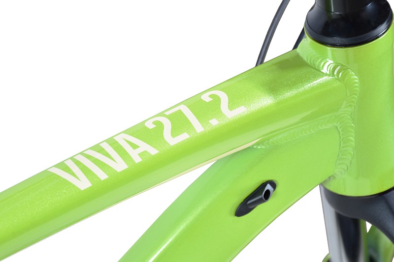 Женский велосипед Stark Viva 27.2 D, год 2023, цвет Зеленый-Желтый, ростовка 16