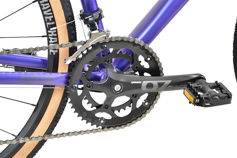 Шоссейный велосипед Stark Gravel 700.1 D, год 2023, цвет Фиолетовый-Черный, ростовка 22