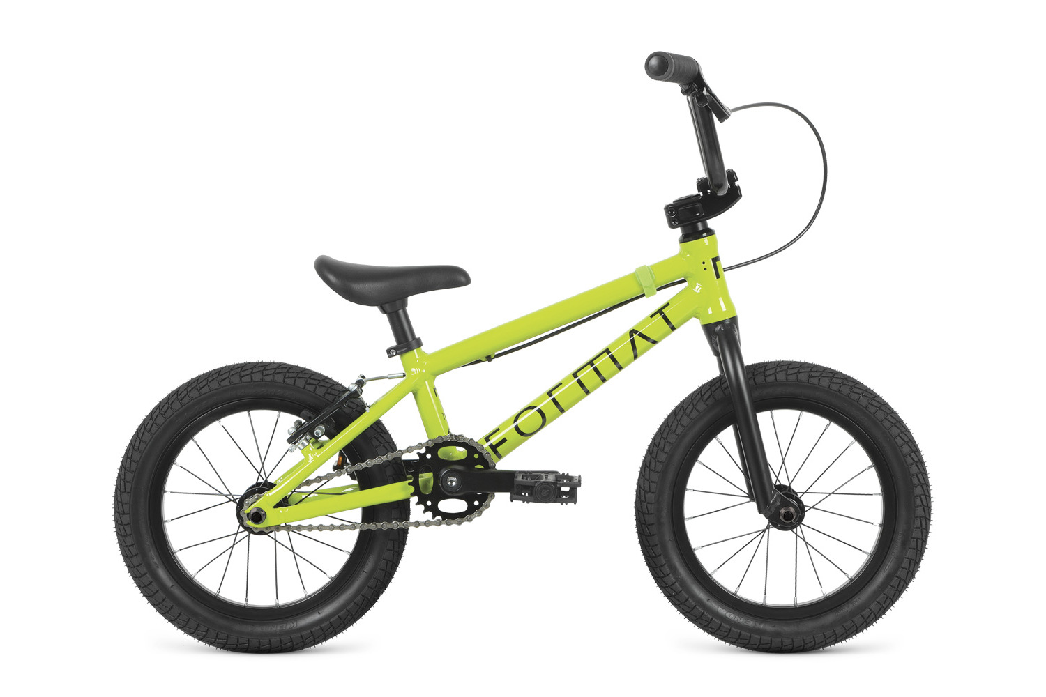 Детский велосипед Format Kids BMX 14, год 2022, цвет Зеленый