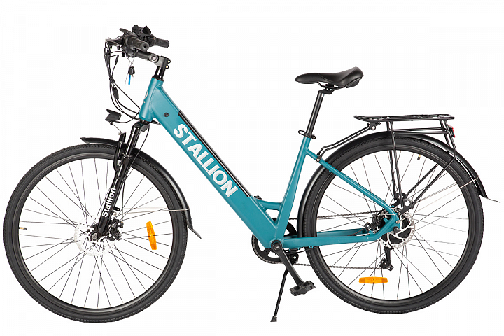 Электровелосипед Altair Eltreco Stallion, год 2024, цвет Синий