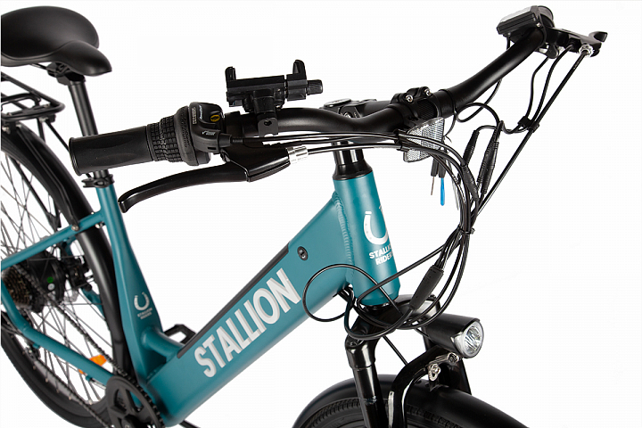 Электровелосипед Altair Eltreco Stallion, год 2024, цвет Синий