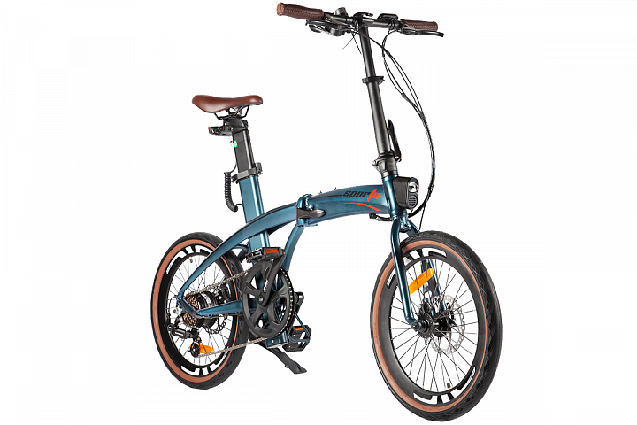 Электровелосипед Eltreco Sporto, год 2024, цвет Синий