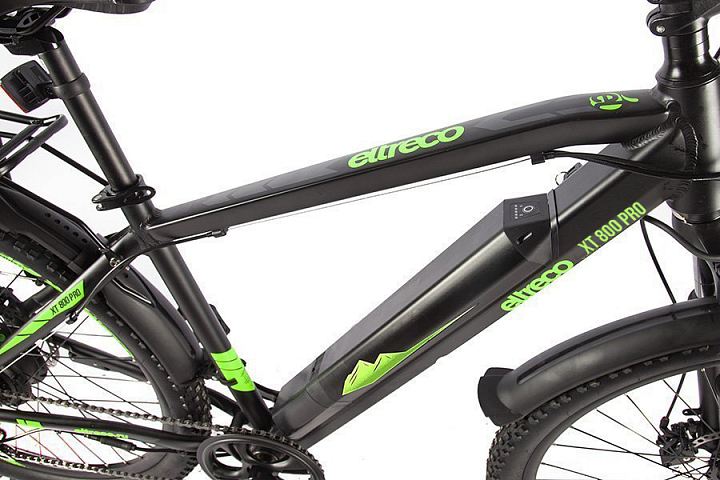 Электровелосипед Eltreco XT 800 Pro, год 2024, цвет Черный-Синий