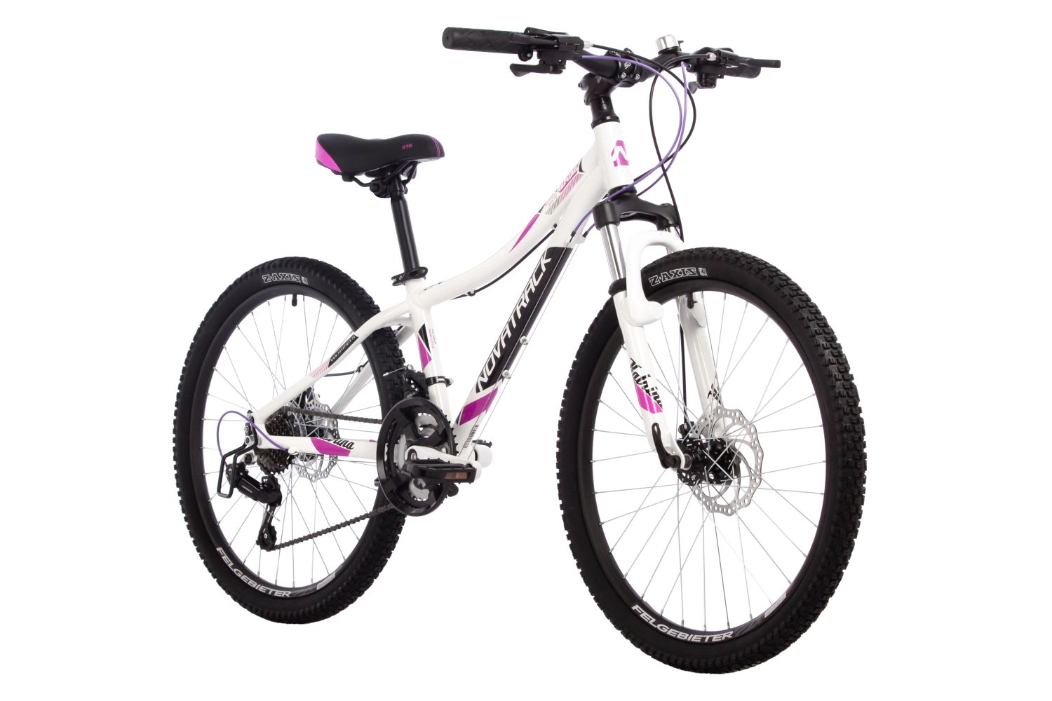 Подростковый велосипед Novatrack Katrina 21.D 24, год 2024, цвет Фиолетовый, ростовка 12