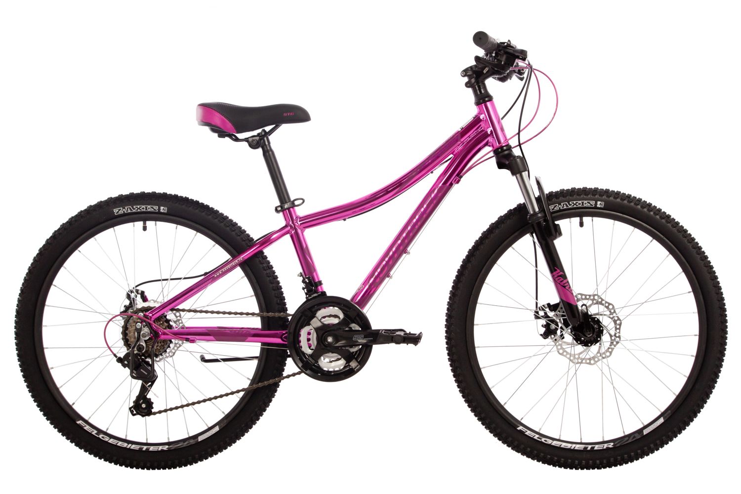 Подростковый велосипед Novatrack Katrina 21.D 24, год 2024, цвет Розовый, ростовка 12
