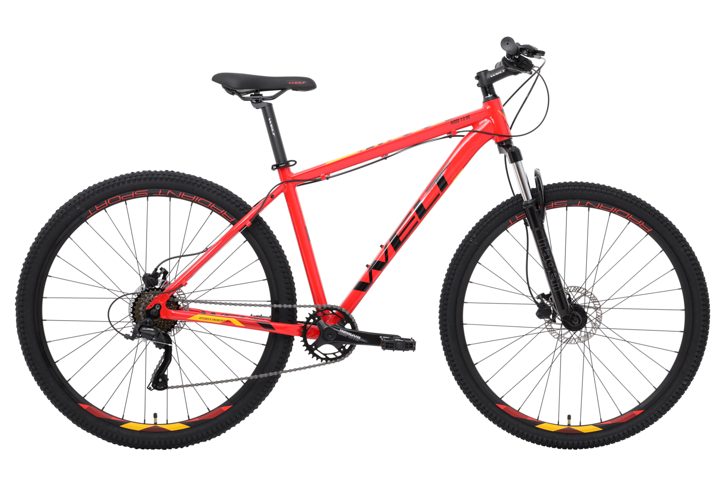 Горный велосипед Welt Ridge 1.0 HD 29, год 2024, цвет Красный, ростовка 20