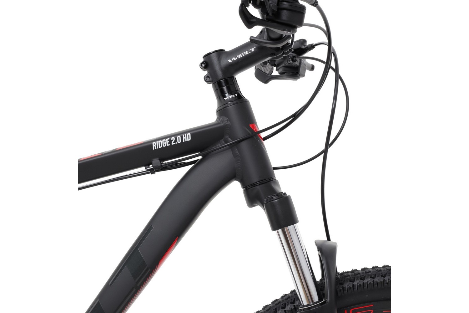 Горный велосипед Welt Ridge 2.0 HD 27, год 2024, цвет Черный, ростовка 18