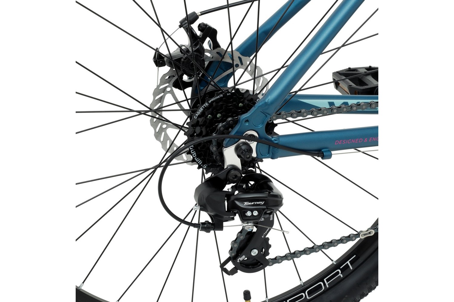 Женский велосипед Welt Edelweiss 1.0 D 27, год 2024, цвет Синий, ростовка 17