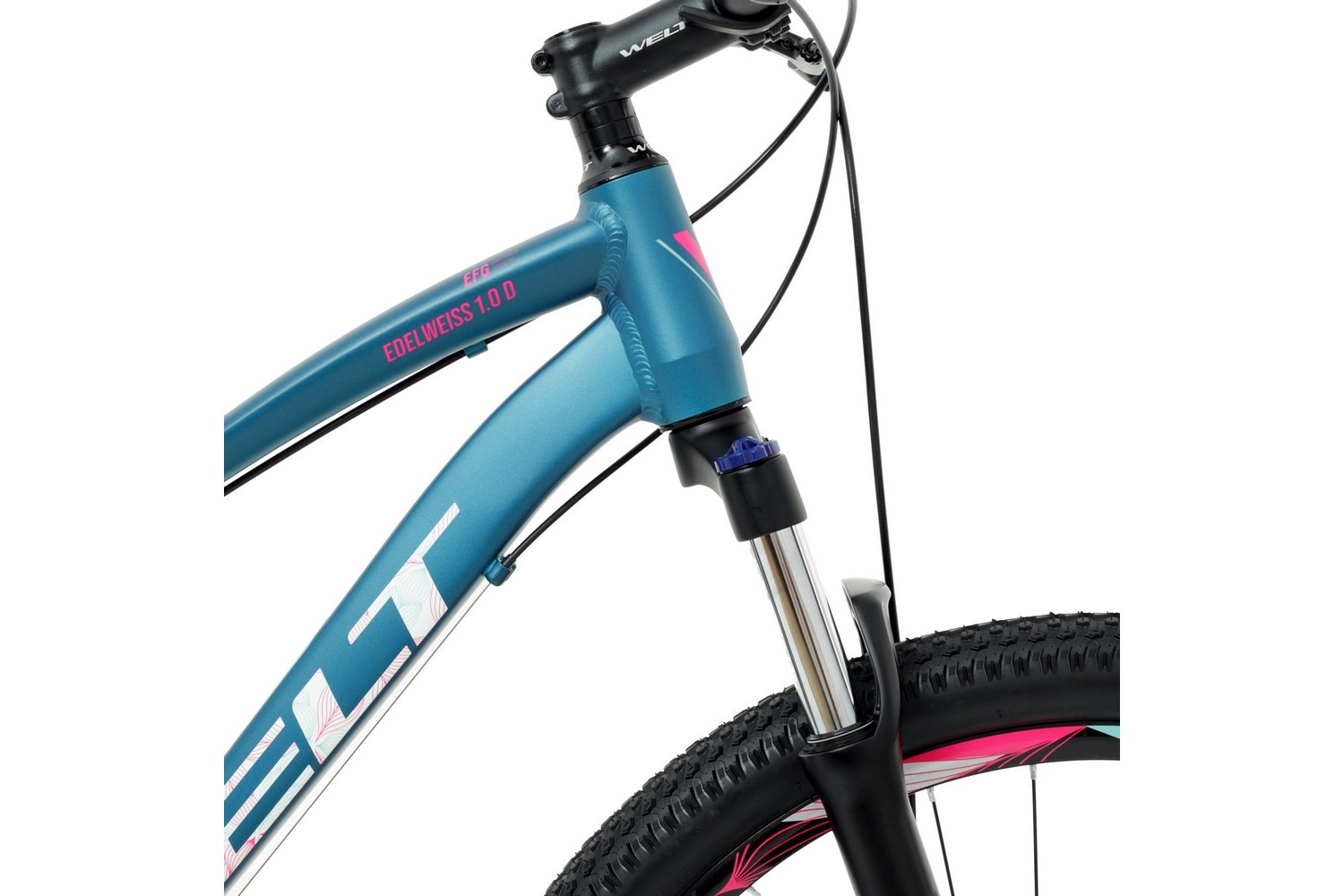 Женский велосипед Welt Edelweiss 1.0 D 27, год 2024, цвет Синий, ростовка 17