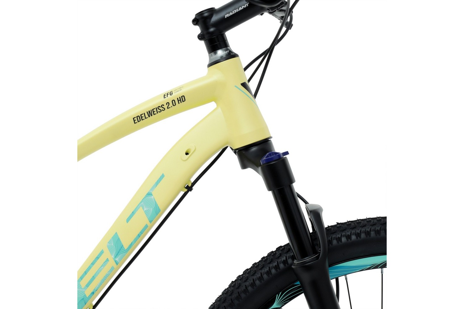 Женский велосипед Welt Edelweiss 2.0 HD 27, год 2024, цвет Желтый, ростовка 18