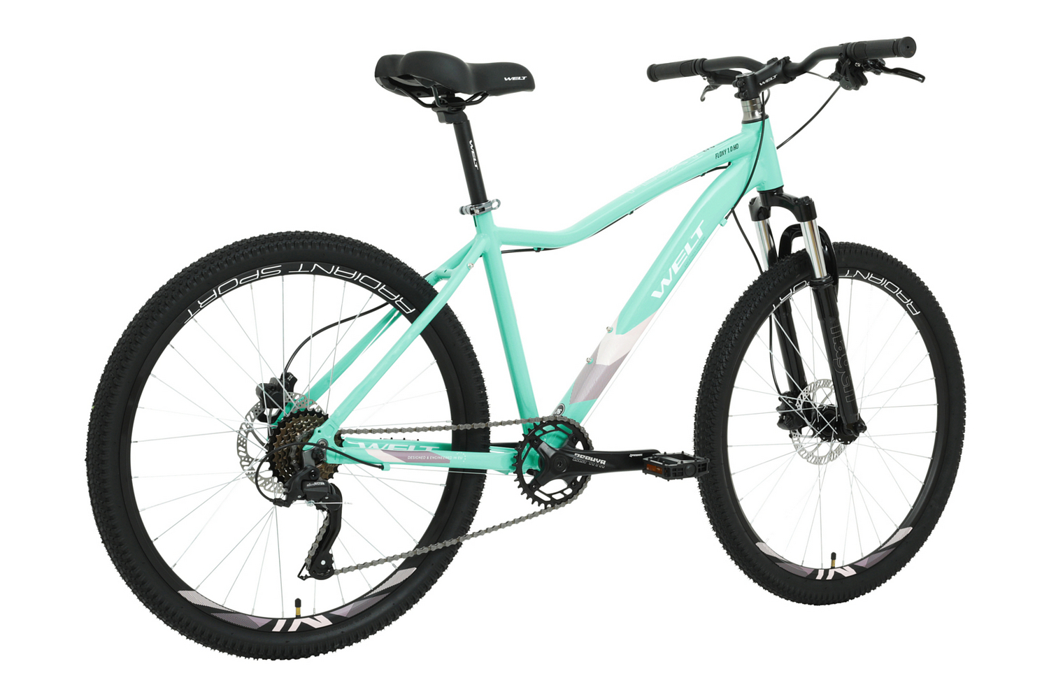 Женский велосипед Welt Floxy 1.0 HD 26, год 2024, цвет Розовый, ростовка 15