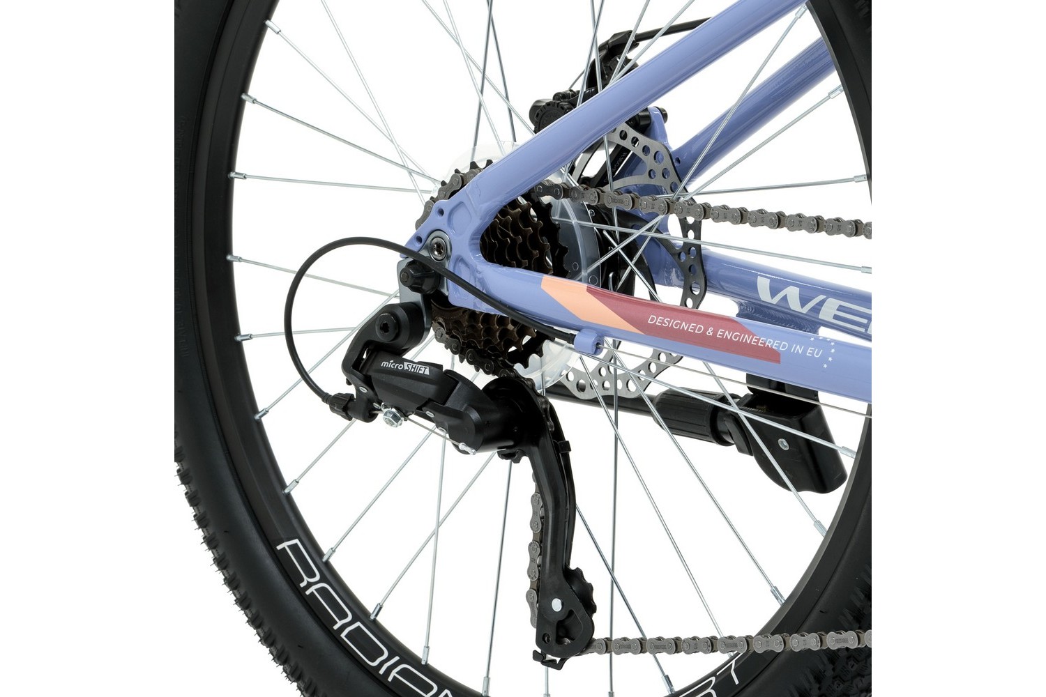 Подростковый велосипед Welt Floxy 1.0 D 24, год 2024, цвет Фиолетовый, ростовка 13