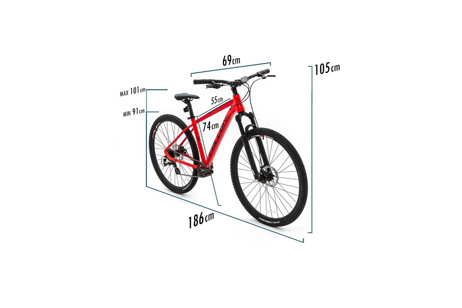 Горный велосипед Falcon Bike First 2.0 PS 29, год 2024, цвет Красный, ростовка 18