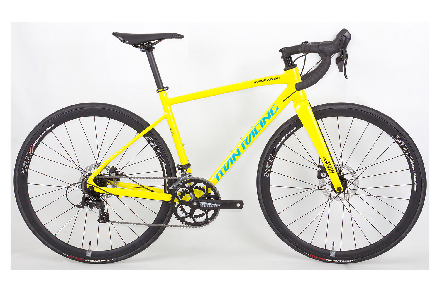 Шоссейный велосипед Titan Racing Valerian Ryde, год 2024, цвет Желтый-Зеленый, ростовка 23