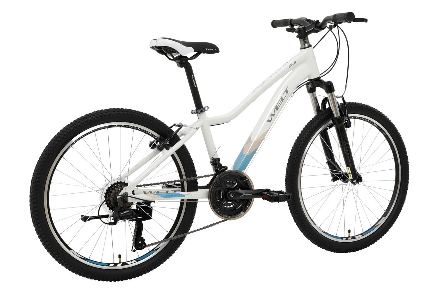 Подростковый велосипед Welt Floxy 24, год 2024, цвет Белый, ростовка 13
