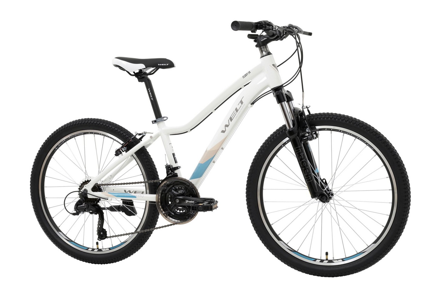Подростковый велосипед Welt Floxy 24, год 2024, цвет Белый, ростовка 13