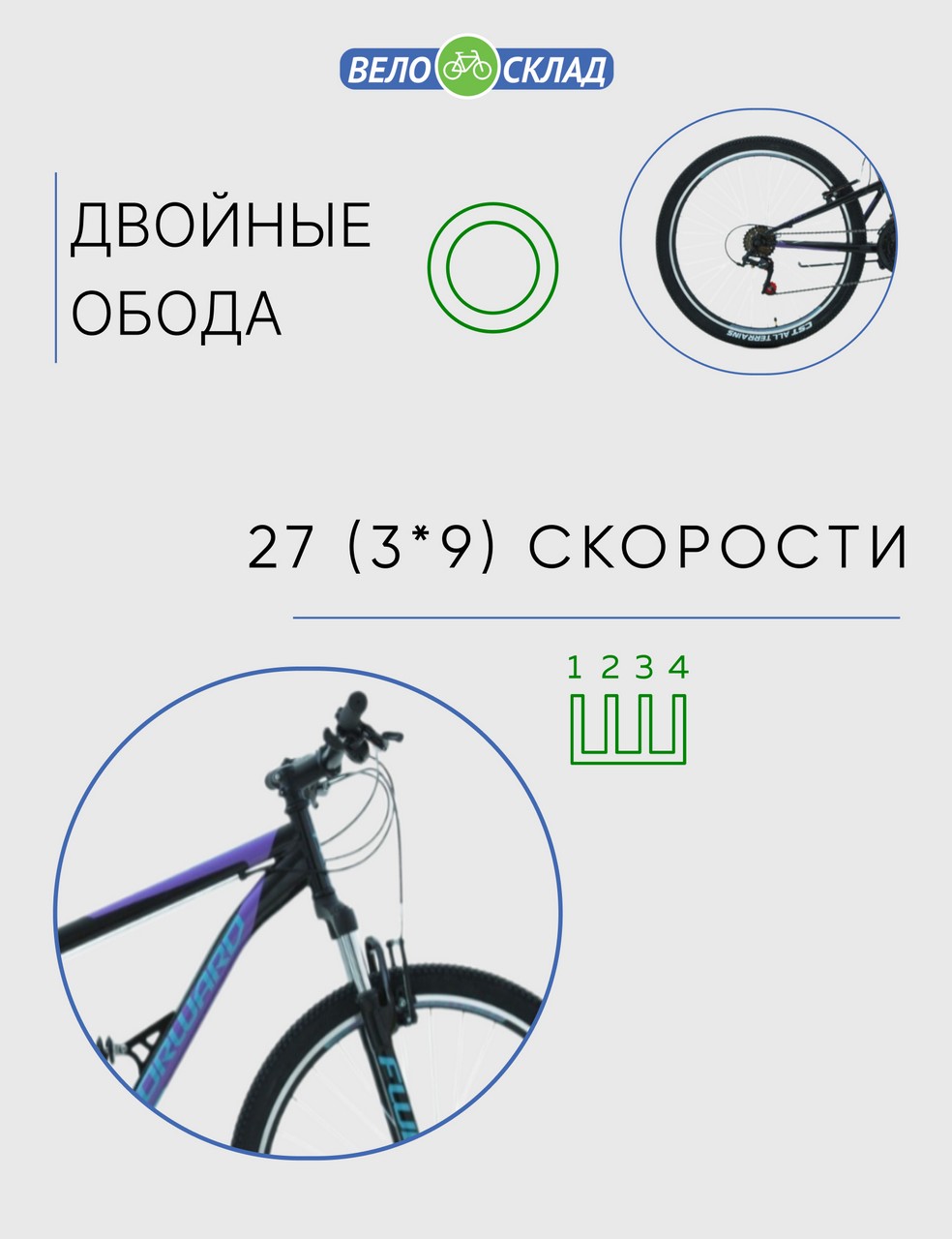 Велосипеды Двухподвесы Forward Raptor 27.5 1.0, год 2022, цвет Черный-Фиолетовый, ростовка 16