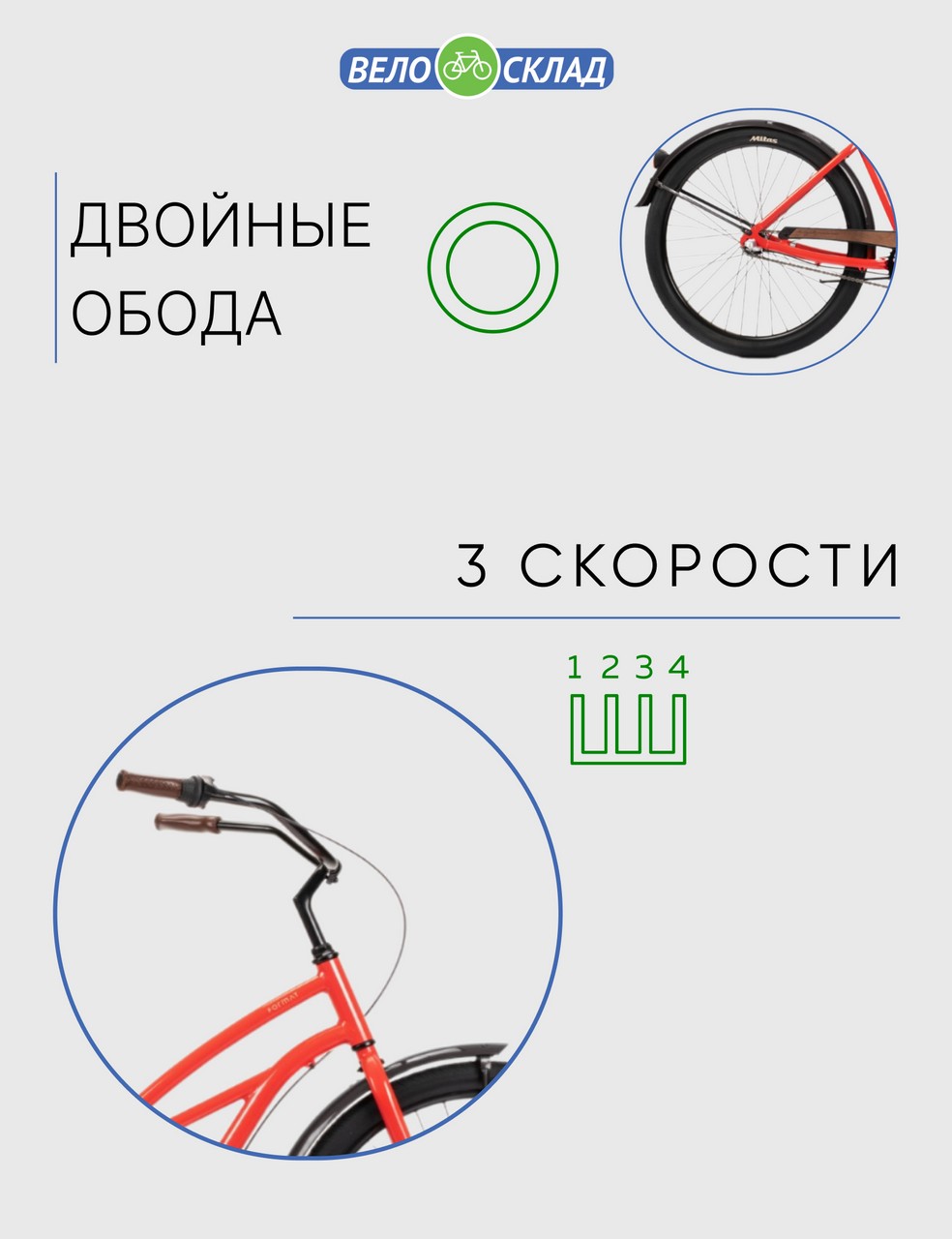 Женский велосипед Format 5522 26, год 2023, цвет Красный, ростовка 17