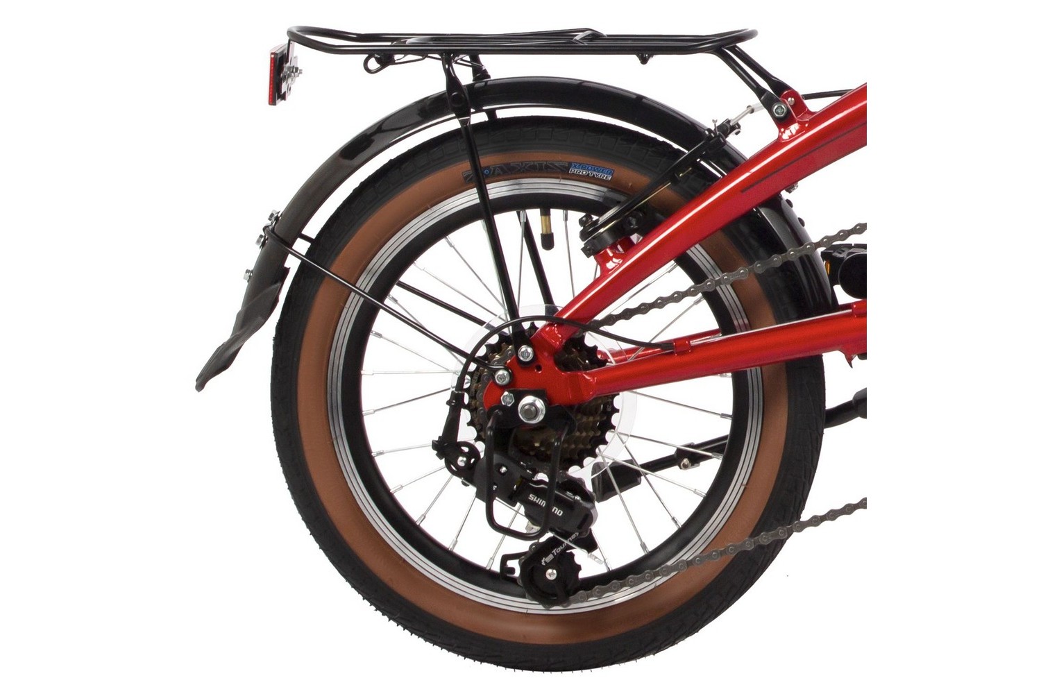 Складной велосипед Novatrack Town 16, год 2024, цвет Серебристый