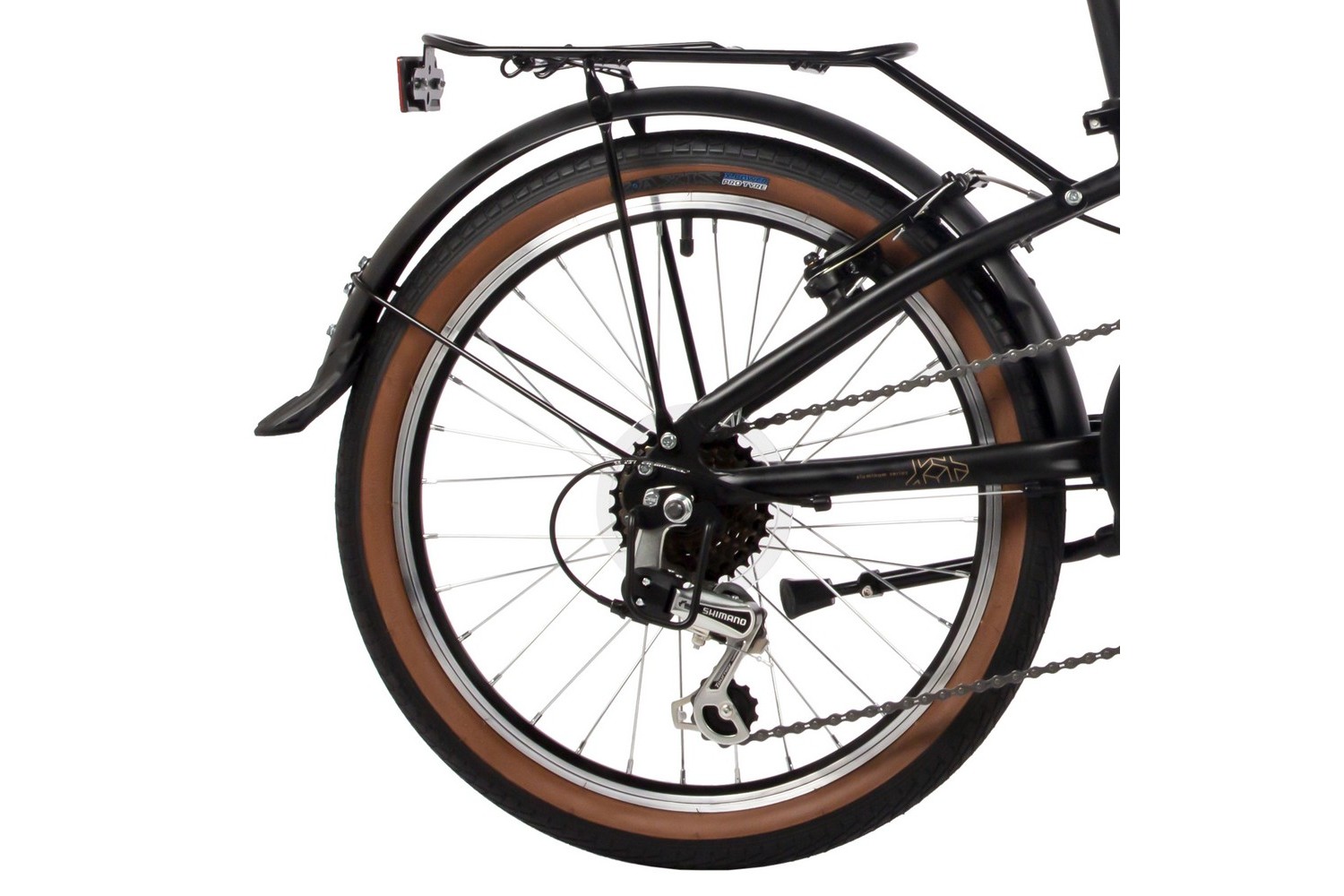 Складной велосипед Novatrack Vortex 20, год 2024, цвет Черный