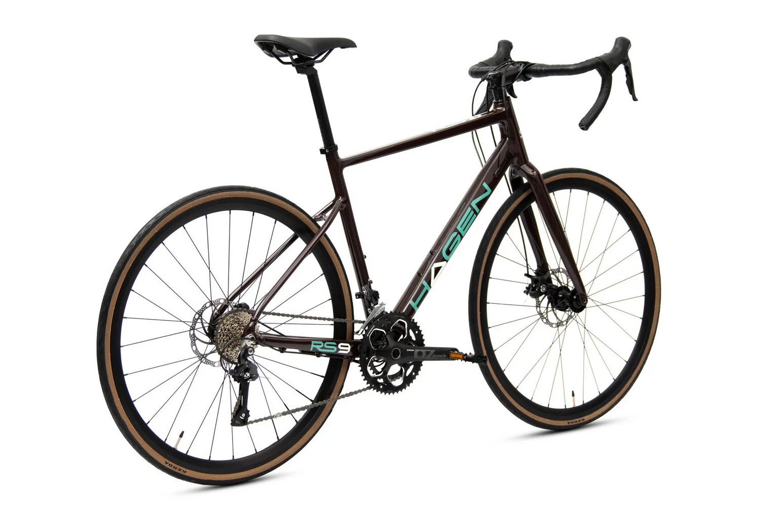 Шоссейный велосипед Hagen RS9 AT, год 2024, цвет Коричневый, ростовка 22