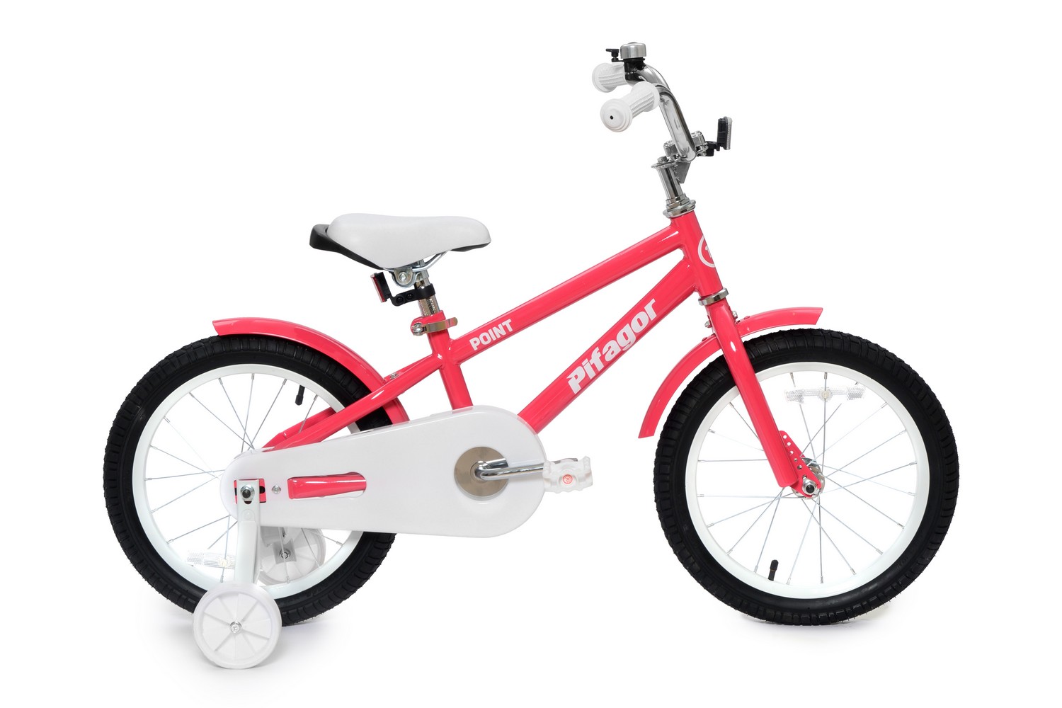 Детский велосипед Pifagor Point 16, год 2024, цвет Розовый