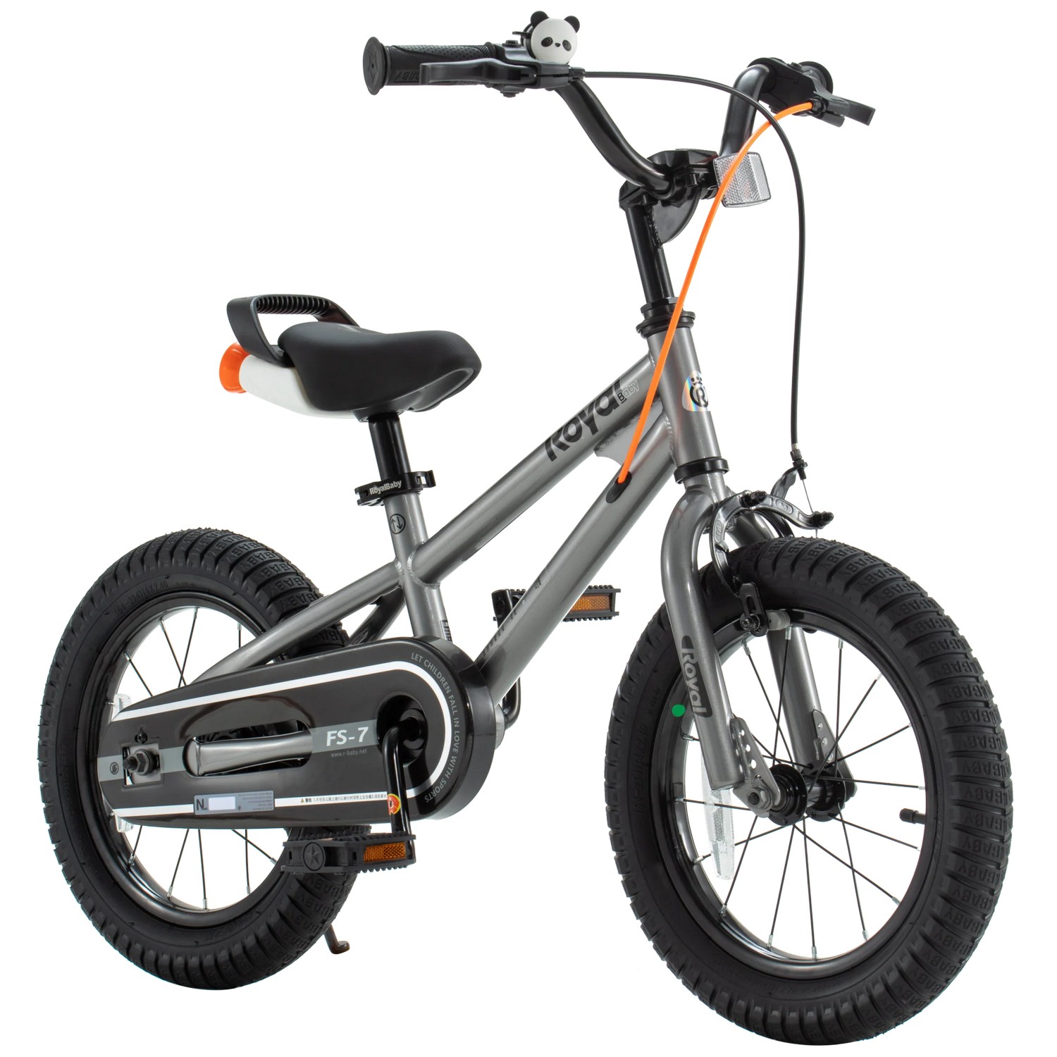 Детский велосипед Royal Baby Freestyle 7th 14, год 2024, цвет Серебристый