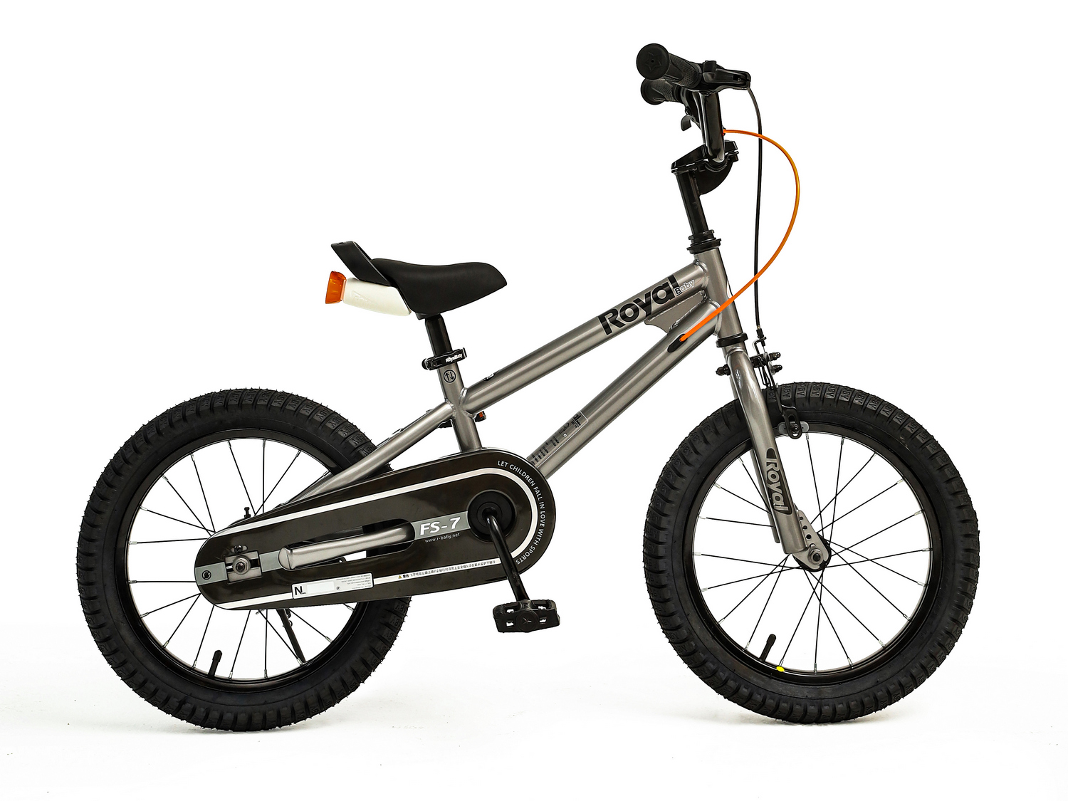 Детский велосипед Royal Baby Freestyle 7th 16, год 2024, цвет Серебристый