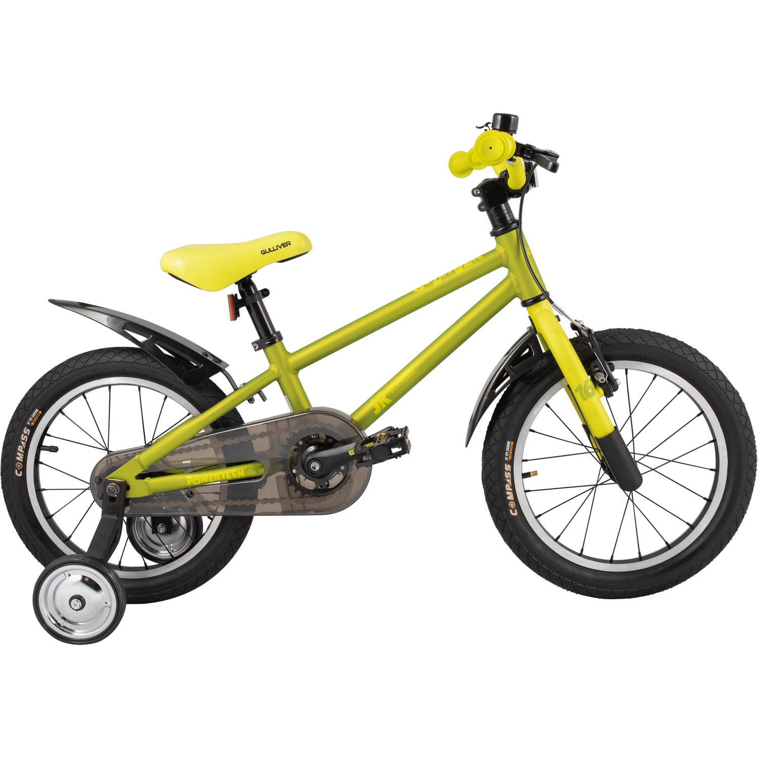 Детский велосипед Techteam TechTeam Gulliver 16, год 2024, цвет Зеленый