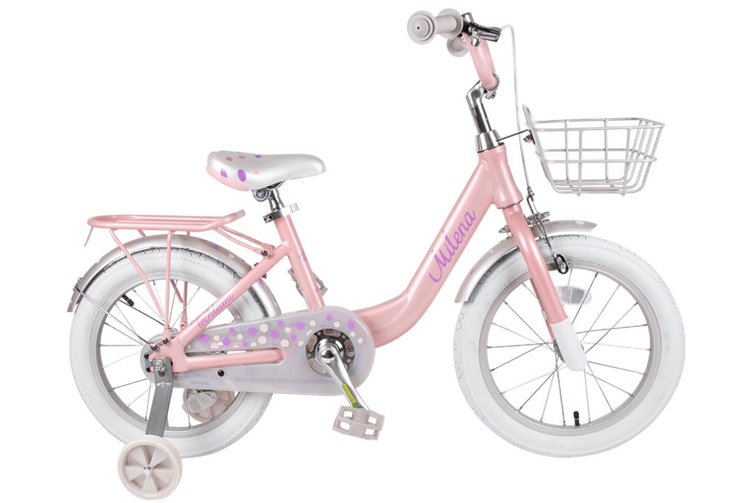 Детский велосипед Techteam TechTeam Milena 16, год 2024, цвет Розовый-Фиолетовый