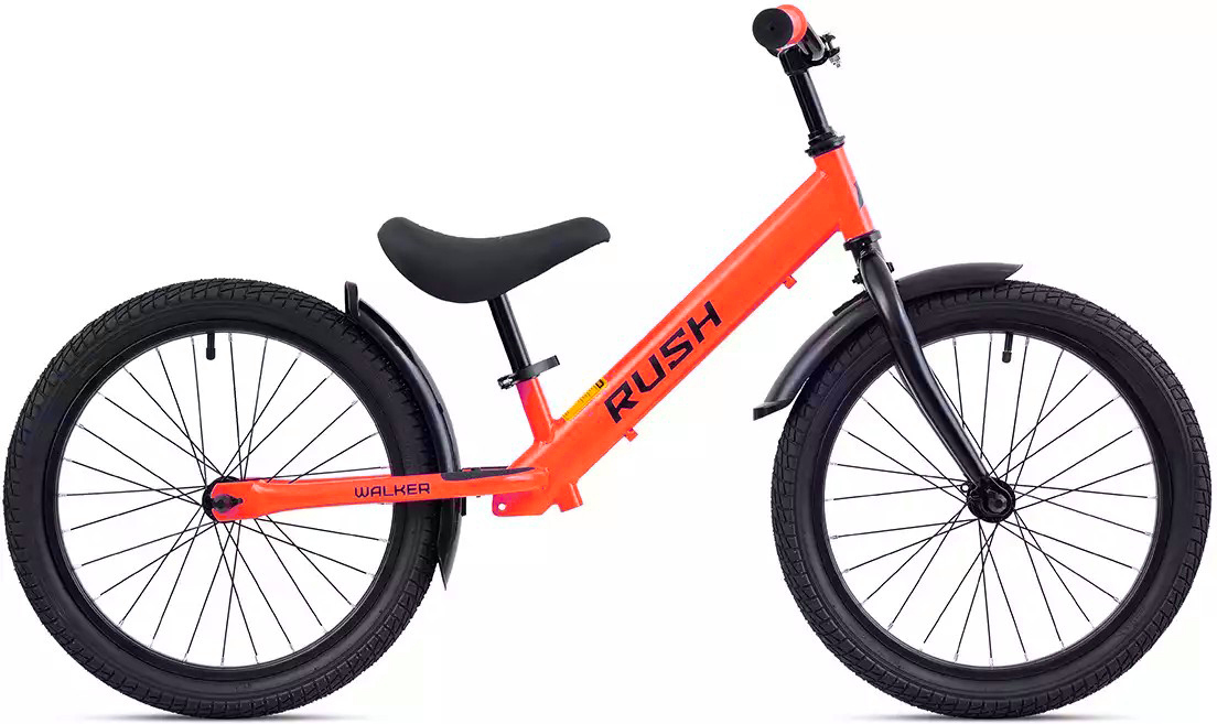 Детский велосипед Rush Hour Walker 18, год 2024, цвет Оранжевый