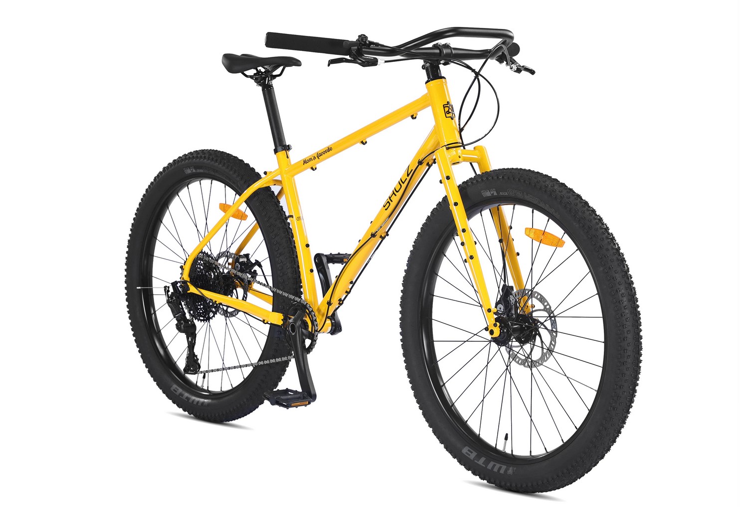 Горный велосипед Shulz Mom`s Favorite, год 2023, цвет Желтый, ростовка 18
