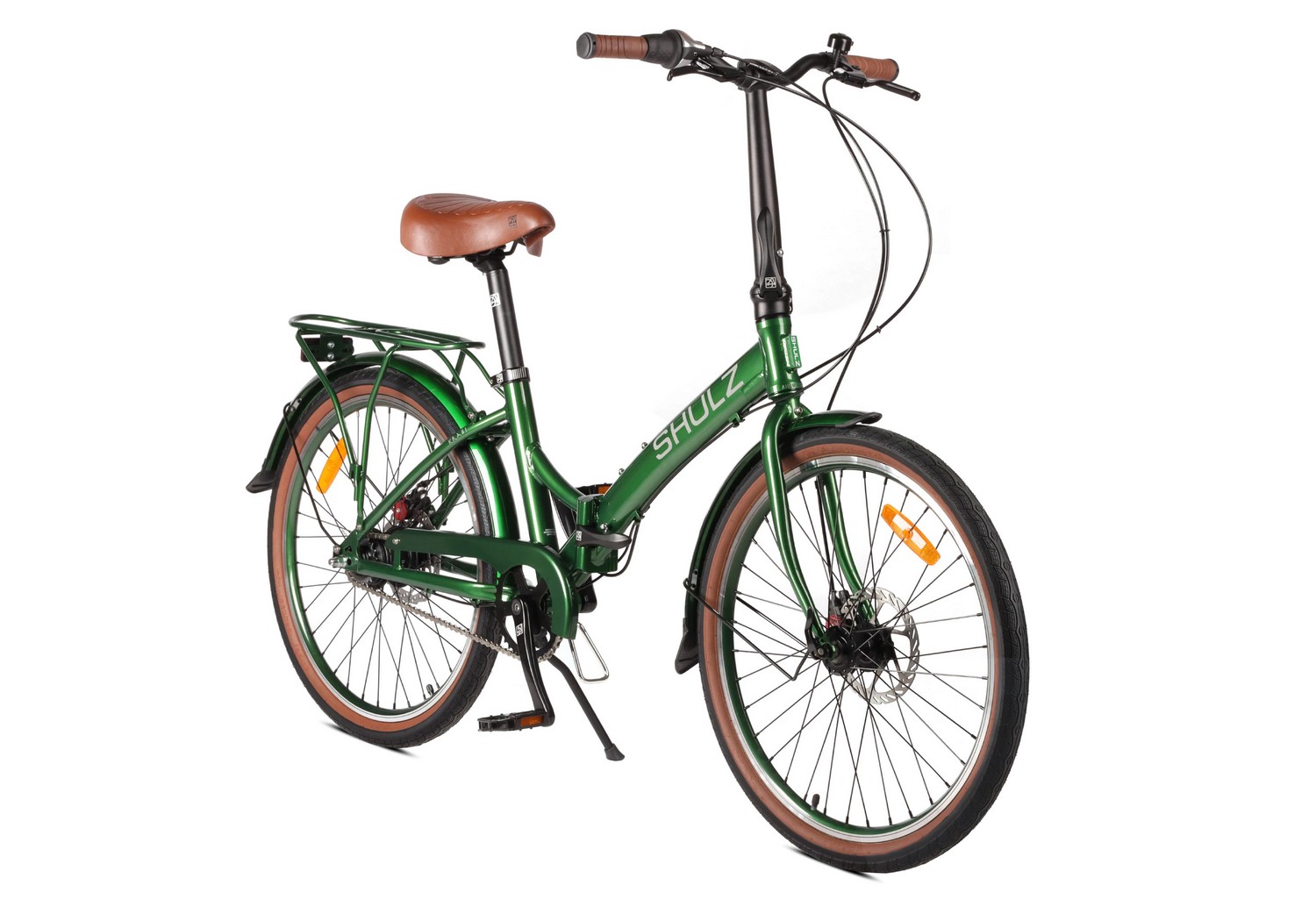 Складной велосипед Shulz Krabi Nexus 7 Disk, год 2023, цвет Зеленый