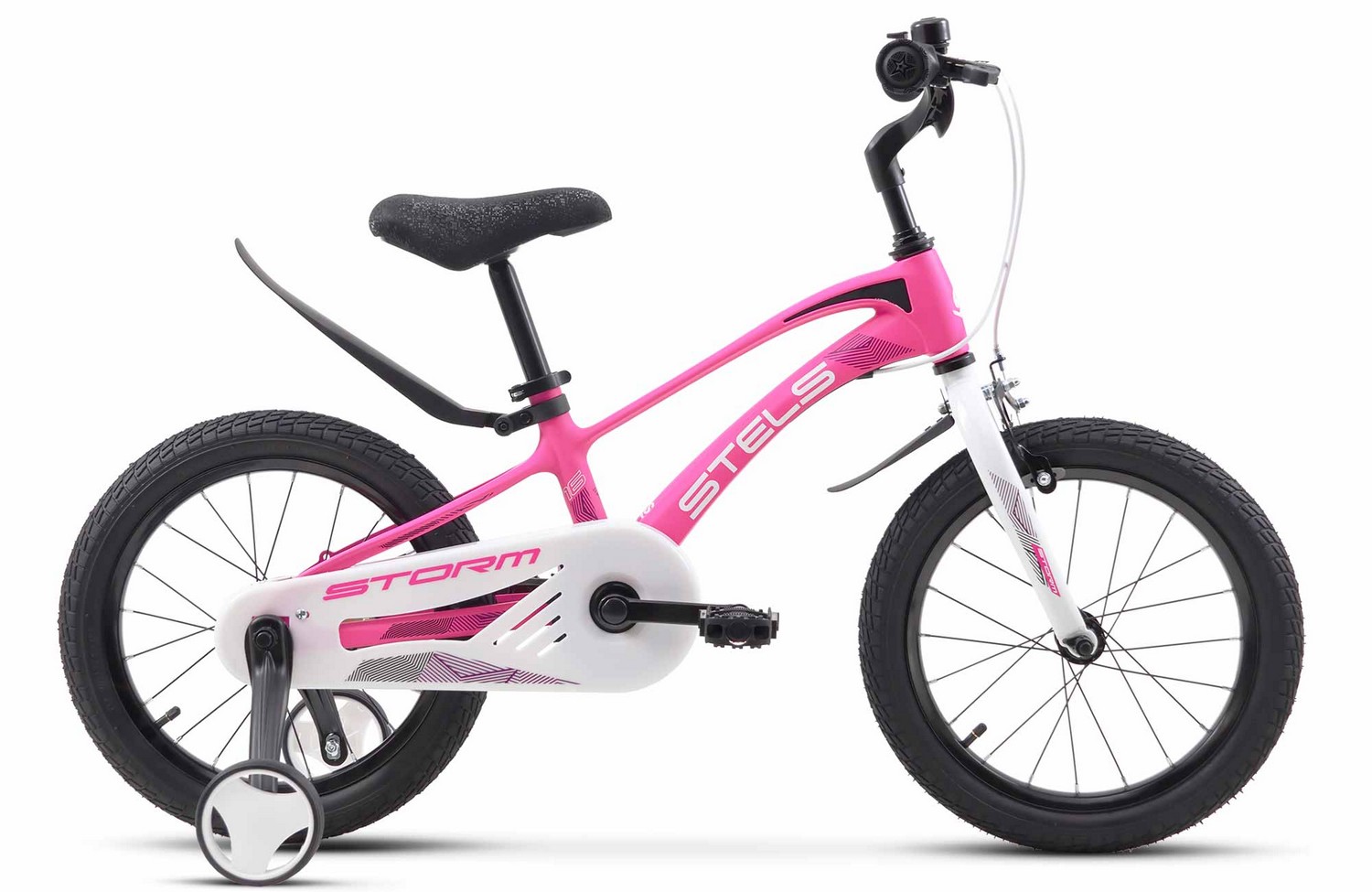 Детский велосипед Stels Storm KR 16 Z010, год 2024, цвет Розовый