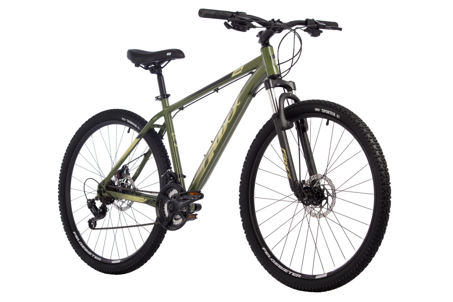 Горный велосипед Foxx Caiman 27.5, год 2024, цвет Черный, ростовка 16