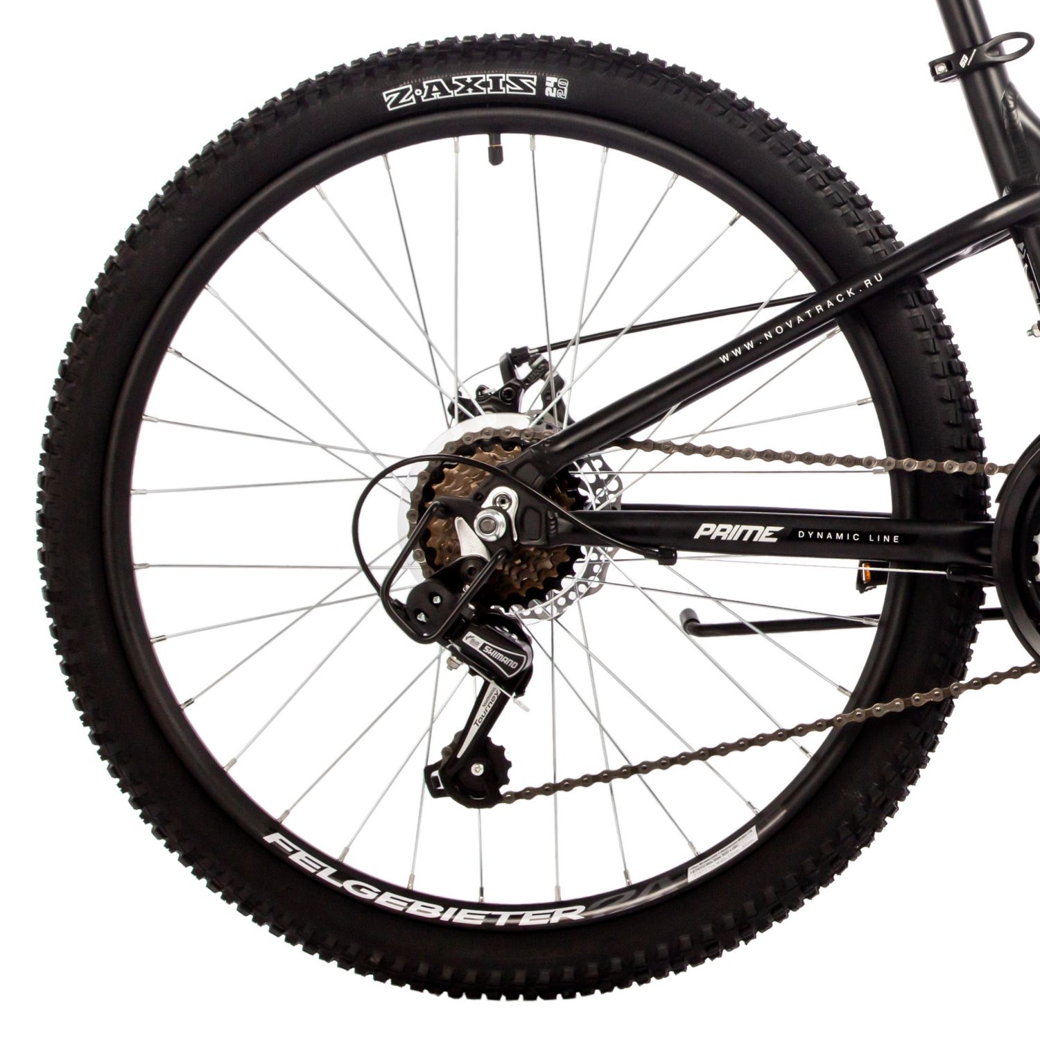Подростковый велосипед Novatrack Prime 18.D 24, год 2024, цвет Черный, ростовка 11