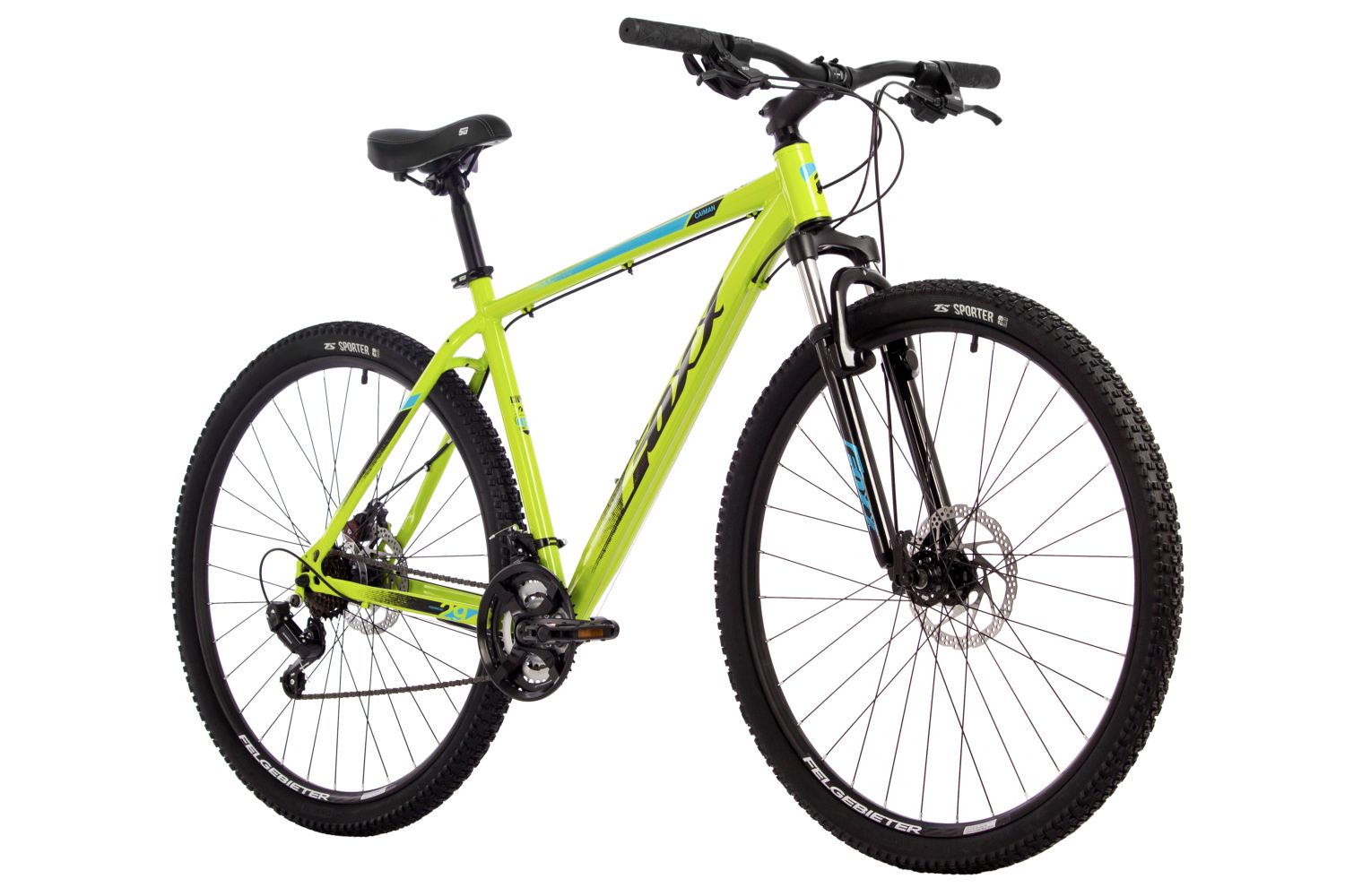 Горный велосипед Foxx Caiman 29, год 2024, цвет Желтый, ростовка 18