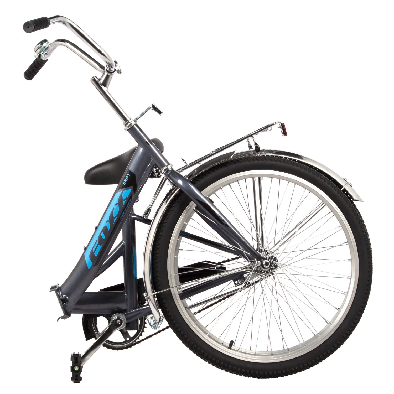 Подростковый велосипед Foxx Shift 24, год 2024, цвет Серебристый