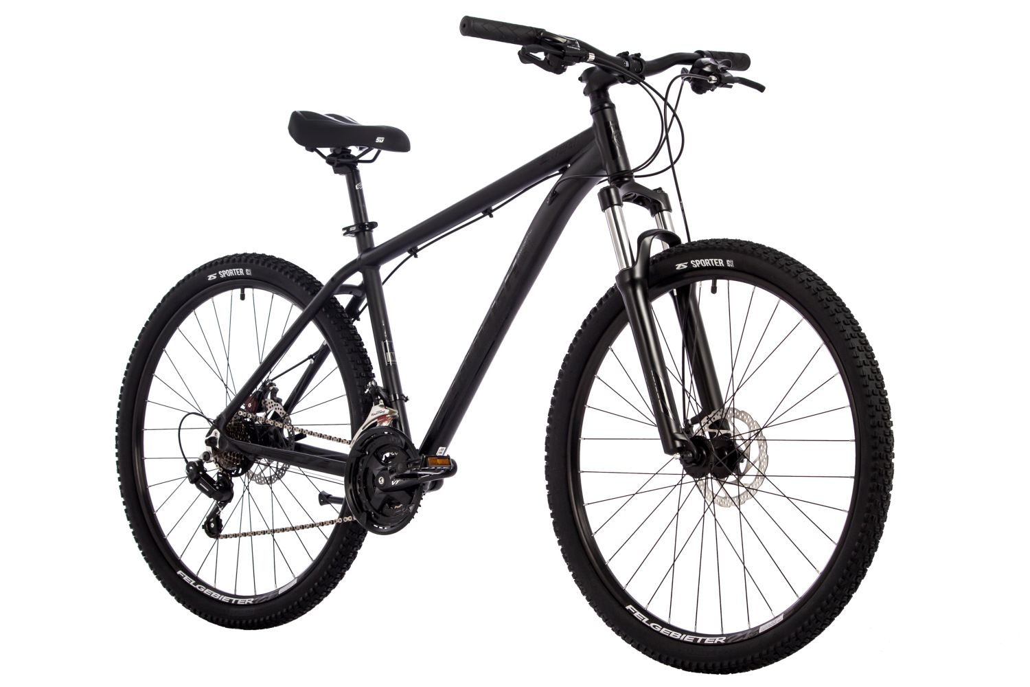 Горный велосипед Stinger Element Evo 27.5, год 2024, цвет Черный, ростовка 18