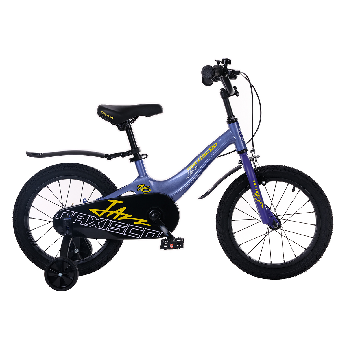 Детский велосипед Maxiscoo Jazz Стандарт Плюс 16, год 2024, цвет Синий