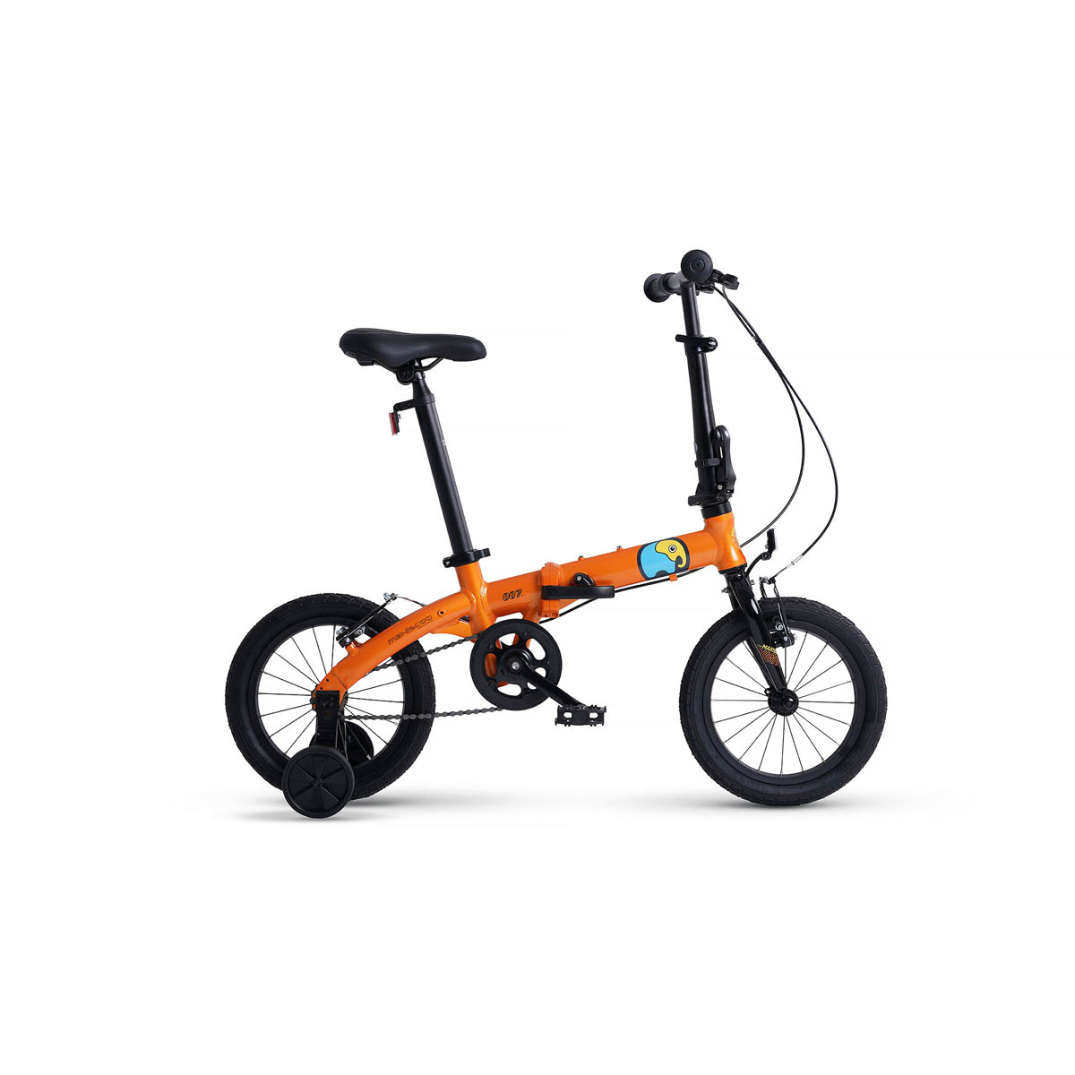 Детский велосипед Maxiscoo S007 Стандарт 14, год 2024, цвет Оранжевый